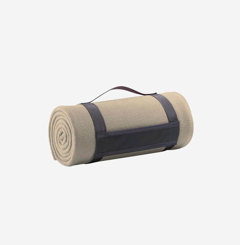 Yoga Studio Plaid Fleece Blanket