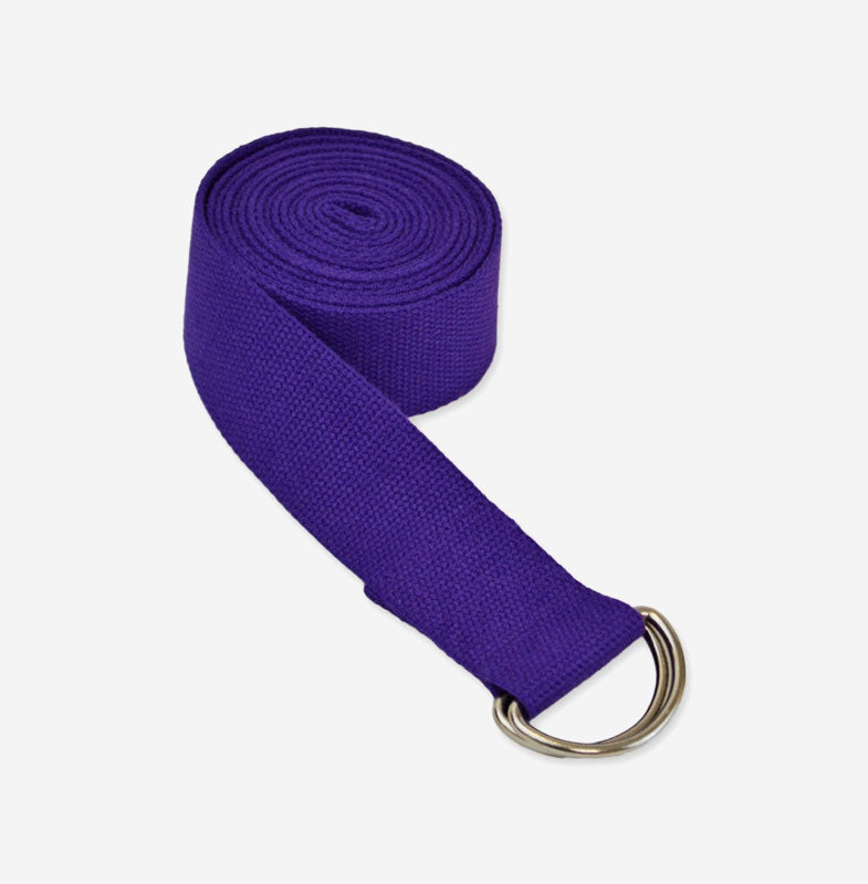 10' D-Ring Buckle Cotton Yoga Strap